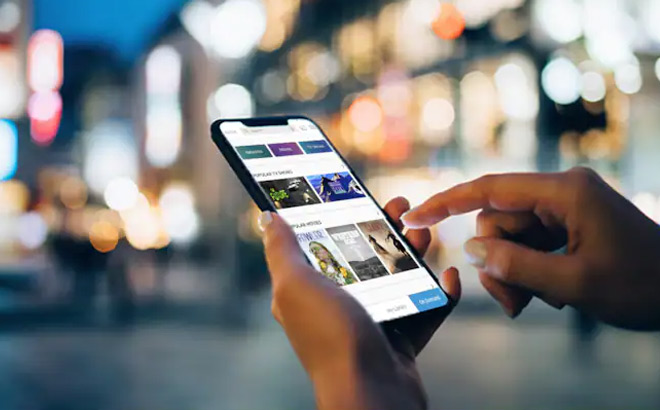 A Person Holding a Phone
