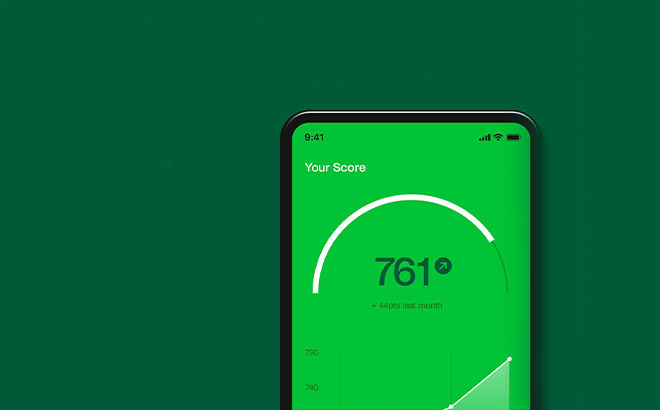 A Phone with Kikoff on the Background to Help Build Credit Score A Phone with Kikoff on the Background to Help Build Credit Score