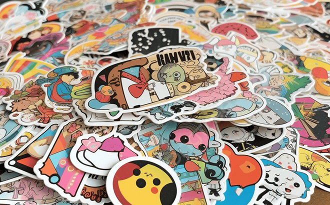 A Pile of Stickers