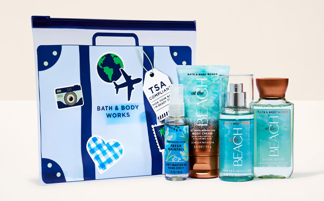 Bath Body Works At The Beach Travel Set