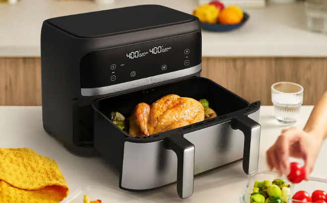 Bella PRO 4 Quart TriZone Touchscreen Air Fryer