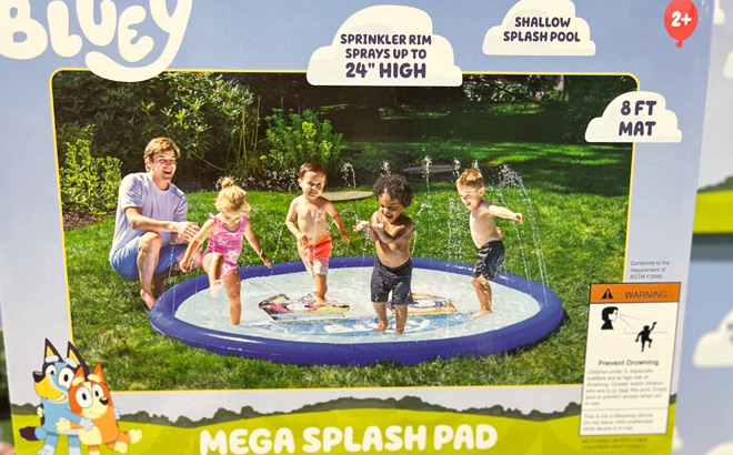 Bluey Splash Pad at Sams Club Bluey Splash Pad at Sams Club