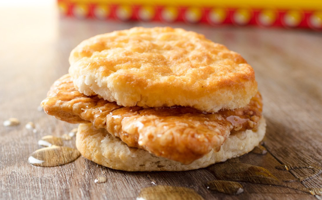 Bojangles Cajun Filet Biscuit Bojangles Cajun Filet Biscuit