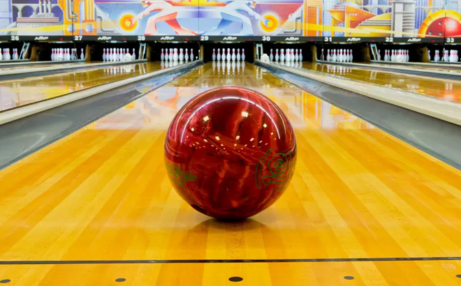Bowling Ball on a Bowling Alley