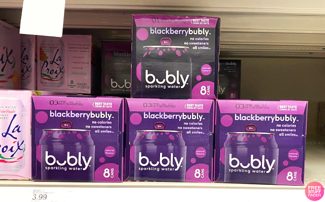 Bubly Sparkling Water Blackberry 8 Pack