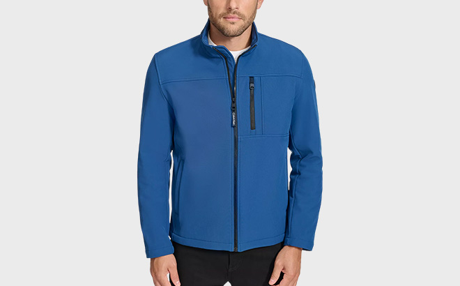 Calvin Klein Mens Infinite Stretch Soft Shell Jacket