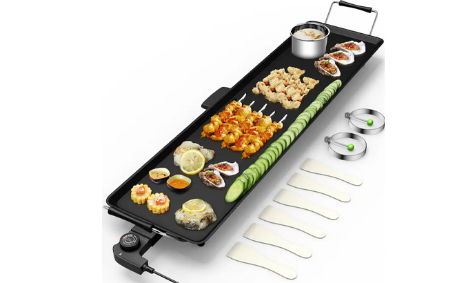 Costway Electric Teppanyaki Table Top Grill Griddle