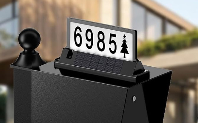 Cybrasc Solar Address Sign