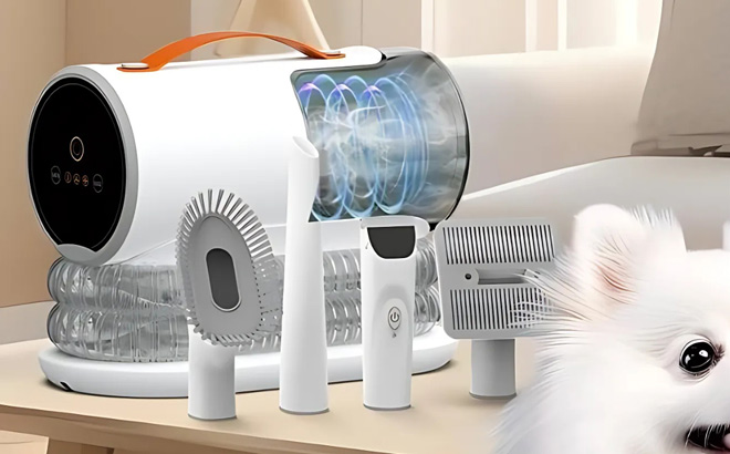 Dog Grooming Vacuum Kit