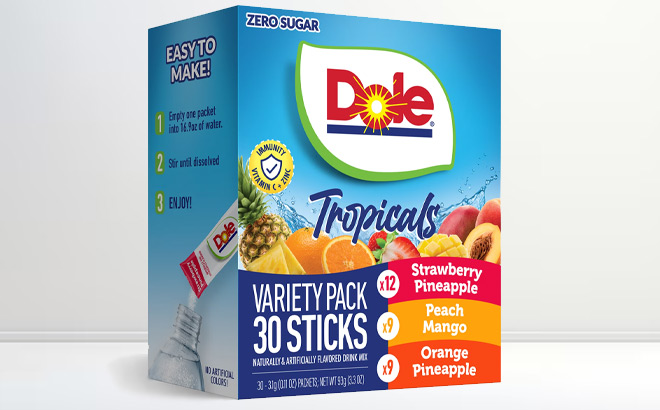 Dole Powder 30 Count Drink Mix Variety Pack