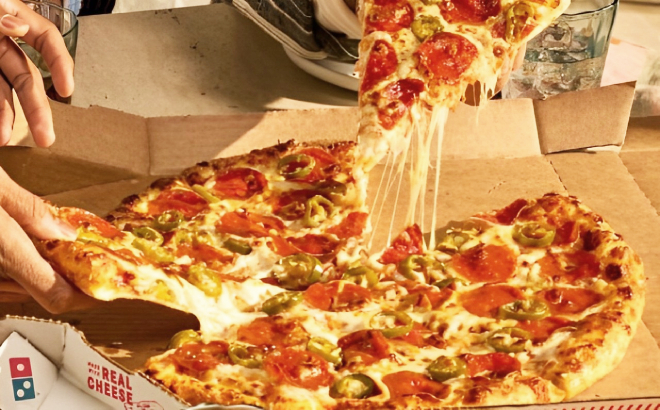 Dominos Large 2 Topping Pizza