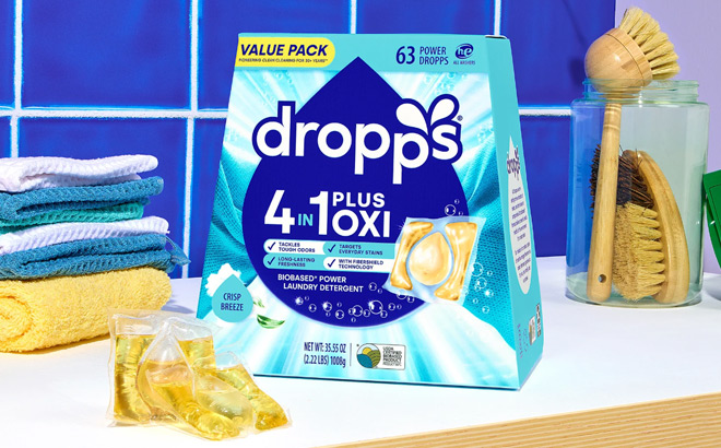 Dropps 4in1 Plus Oxi Biobased Power Laundry Detergent