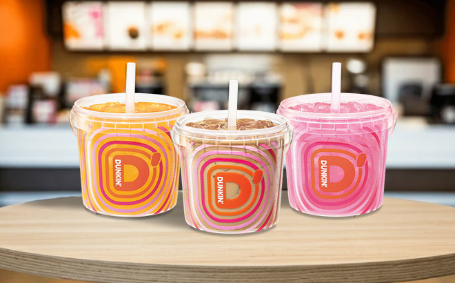 Dunkin Drink Buckets