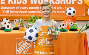 Goalie Game Workshop at Home Depot
