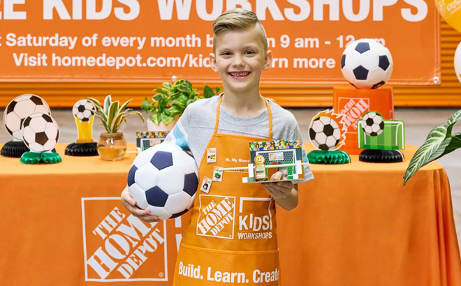 Goalie Game Workshop at Home Depot