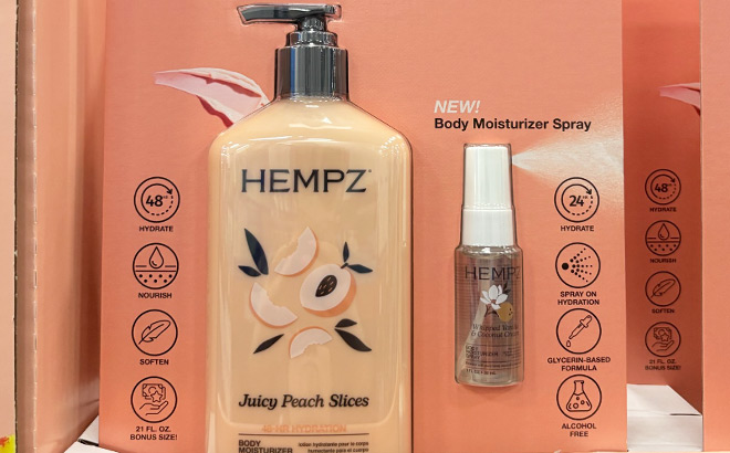 Hempz Lotion and Moisturizer Spray Set