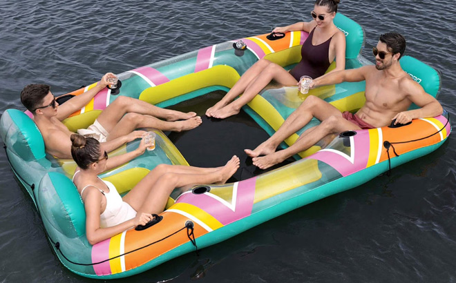Hydro Force 4 Person Inflatable Island Hydro Force 4 Person Inflatable Island