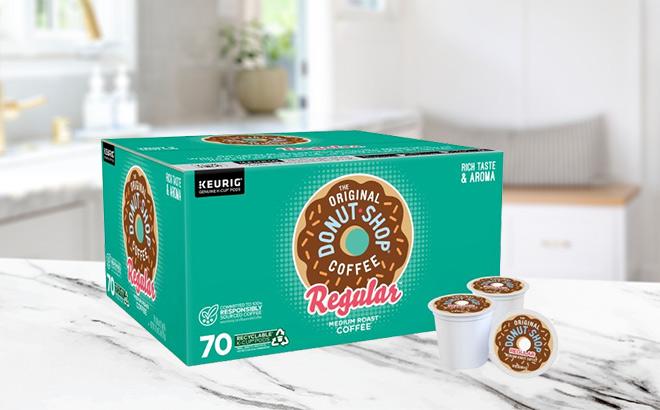 Keurig Medium Roast Coffee K Cup Pods on the Table
