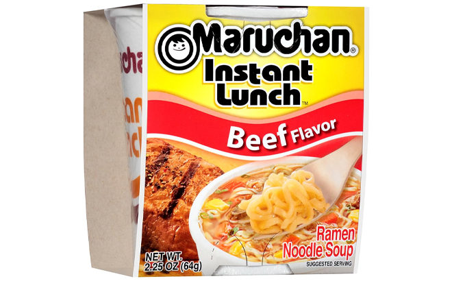 Maruchan Instant Lunch Beef Ramen Noodle Soup 12 Pack