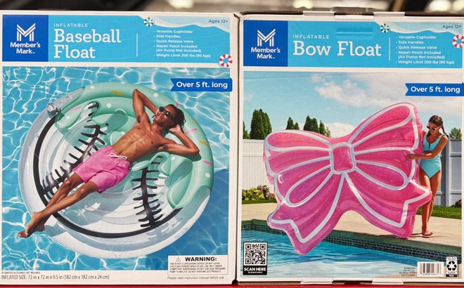 Members Mark Baseball and Bow Float