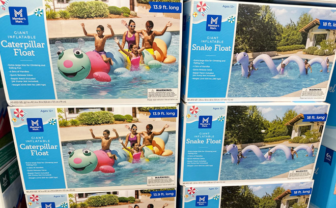 Members Mark Giant Inflatable Caterpillar and Snake Float Members Mark Giant Inflatable Caterpillar and Snake Float