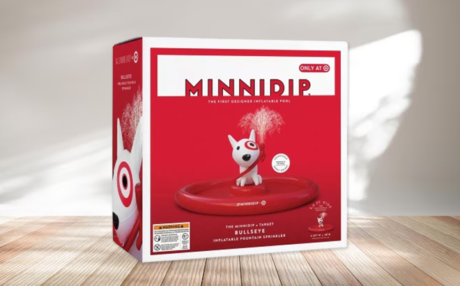 MINNIDIP Target Fountain Bullseye on a Tabletop