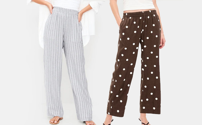Old Navy Womens Linen Pants