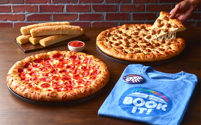 Pizza and Tee from Pizza Hut Book It Program Pizza and Tee from Pizza Hut Book It Program