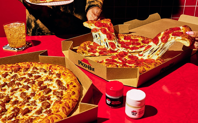 Pizza Hut Large Pizzas