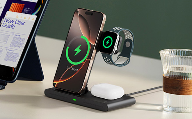 RYND 3 in 1 Portable Wireless Charger