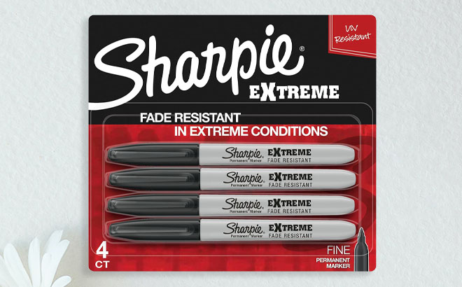 Sharpie Extreme Permanent Markers 4 Count
