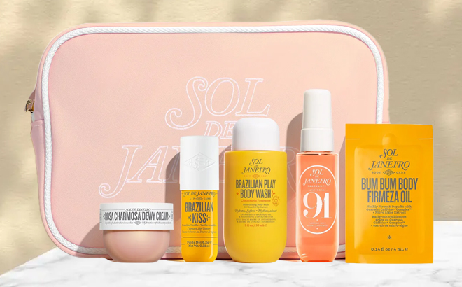 Sol De Janeiro FREE Makeup Bag 5 Minis