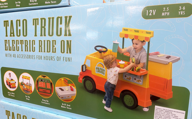 Taco Truck 12V Ride On