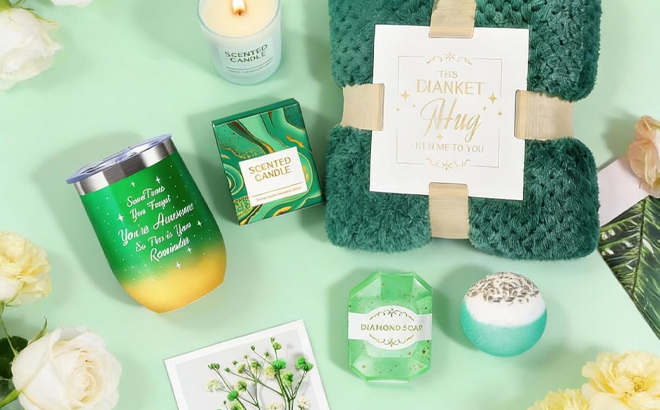 Trsille reen Warm Spring Gifts Basket