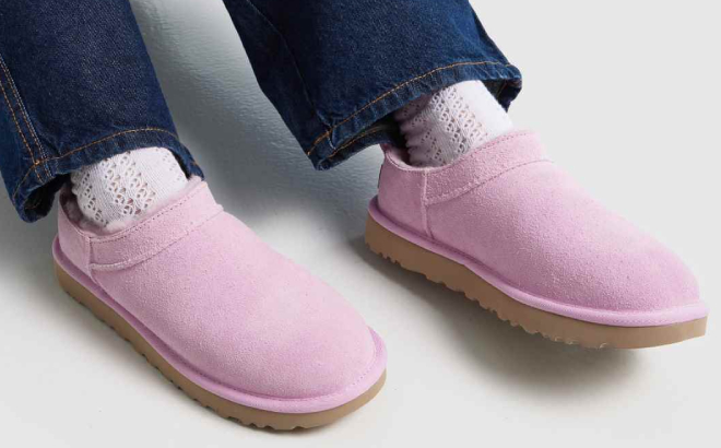 UGG Pink Micro Booties