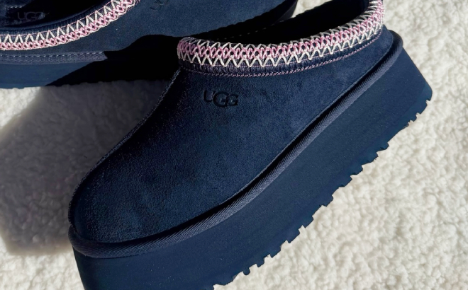 UGG Womens Tazz II Slippers in Dark Indigo Colorway