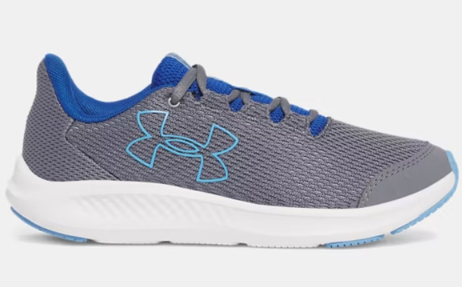 Under Armour Charged Pursuit 3 Big Logo Boys Running Shoes Under Armour Charged Pursuit 3 Big Logo Boys Running Shoes