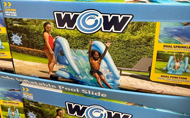 Wow Cascade Inflatable Pool Slide Wow Cascade Inflatable Pool Slide