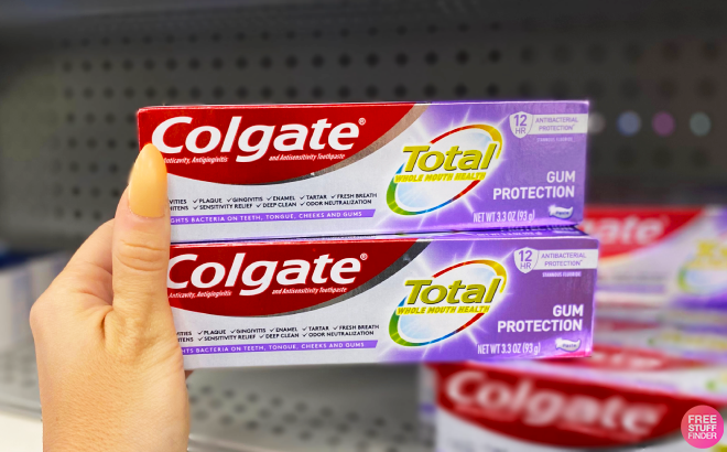 colgate total toothpaste gum protection