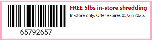 FREE Paper Shredding Service Coupon at Office Depot FREE Paper Shredding Service Coupon at Office Depot