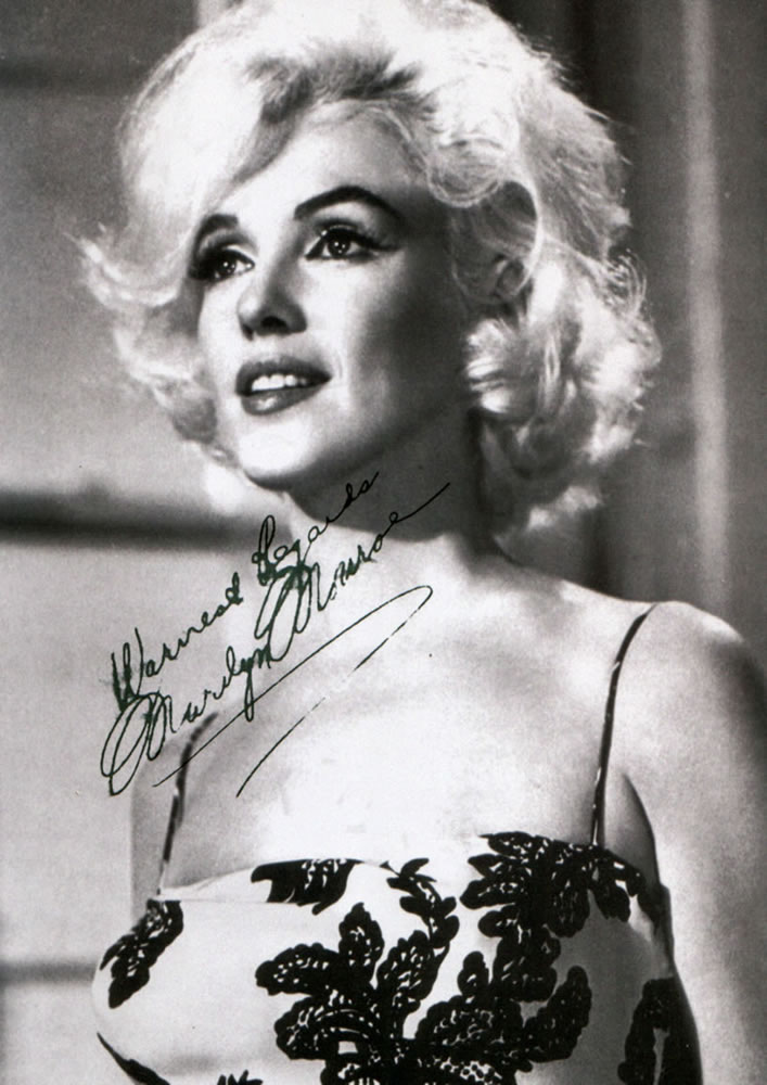 Marilyn Munroe Autograph